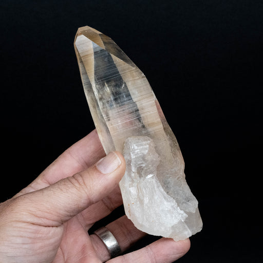 Lemurian Seed Quartz Crystal 340 g 146x47mm - InnerVision Crystals