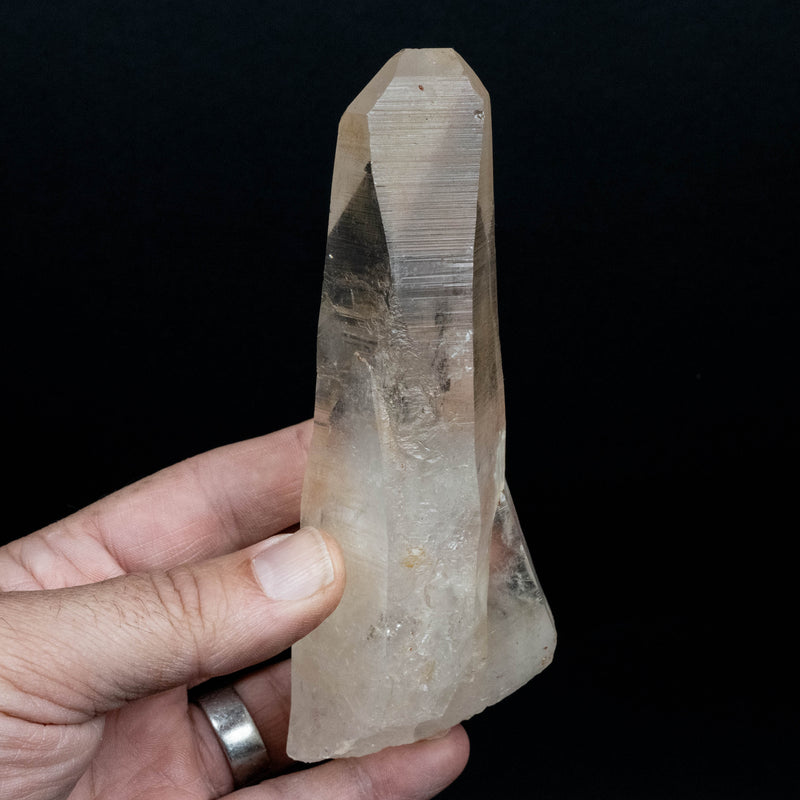 Lemurian Seed Quartz Crystal 340 g 146x47mm - InnerVision Crystals