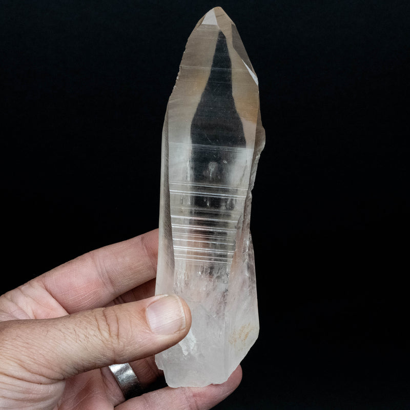 Lemurian Seed Quartz Crystal 266 g 154x43mm