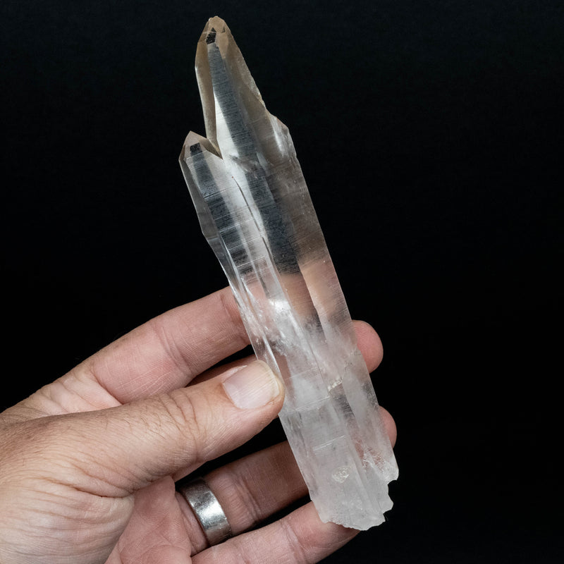 Lemurian Seed Quartz Crystal 154 g 153x32mm