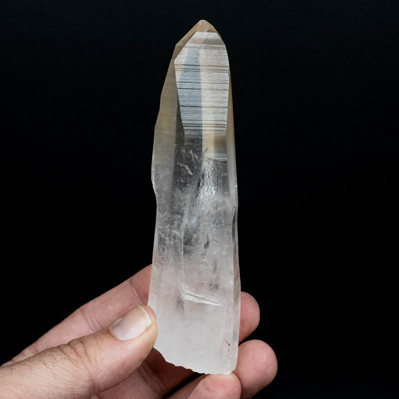 Lemurian Seed Quartz Crystal 150 g 124x36mm