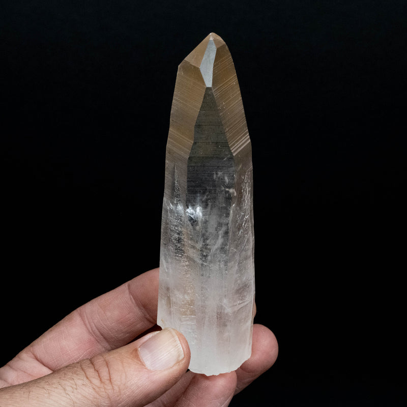Lemurian Seed Quartz Crystal 150 g 124x36mm