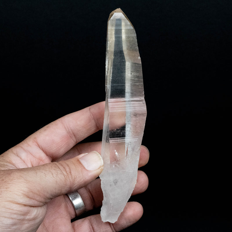Lemurian Seed Quartz Crystal 122 g 149x28mm