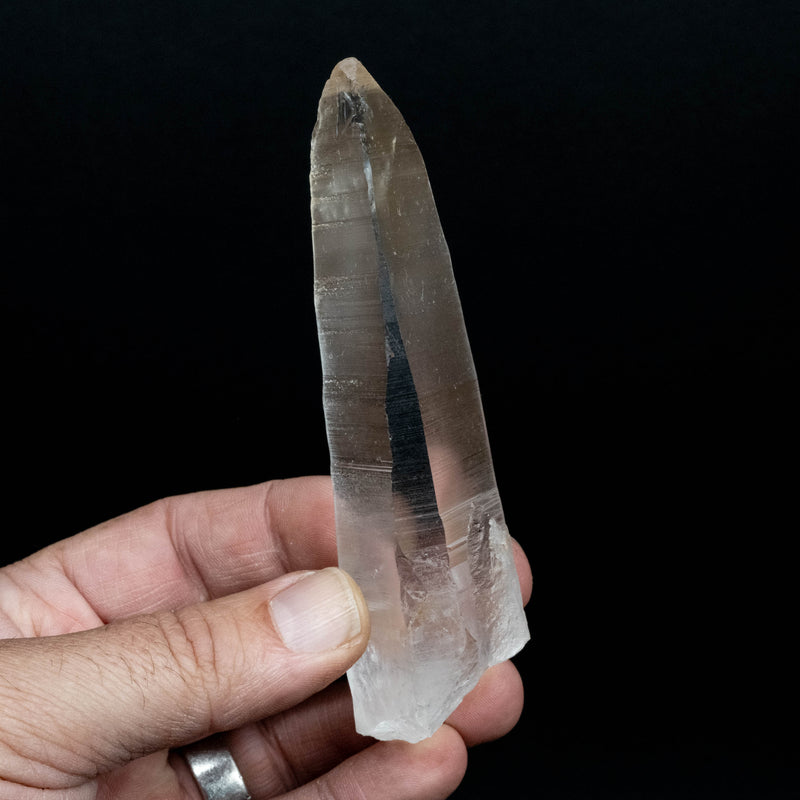 Lemurian Seed Quartz Crystal 122 g 121x36mm