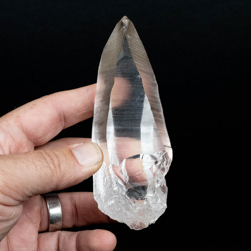 Lemurian Seed Quartz Crystal 214 g 121x43mm