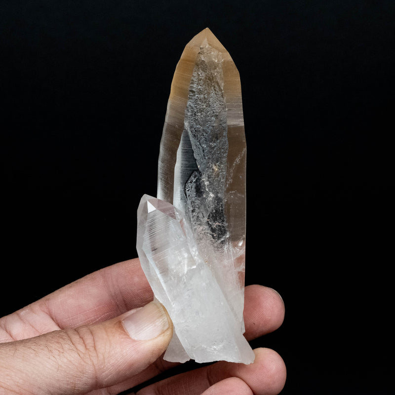 Lemurian Seed Quartz Crystal 158 g 115x44mm