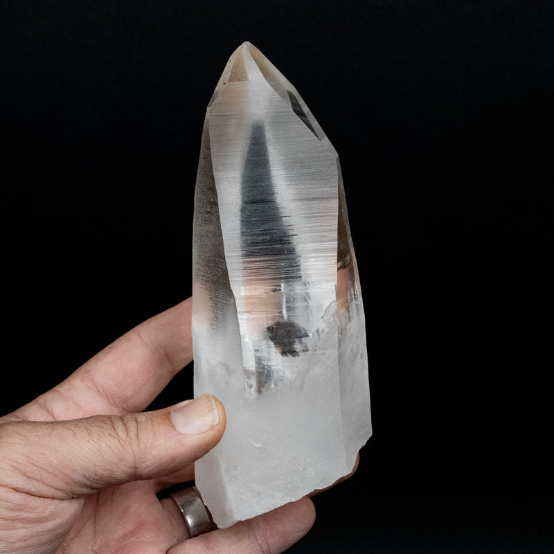Lemurian Seed Quartz Crystal 610 g 158x60mm