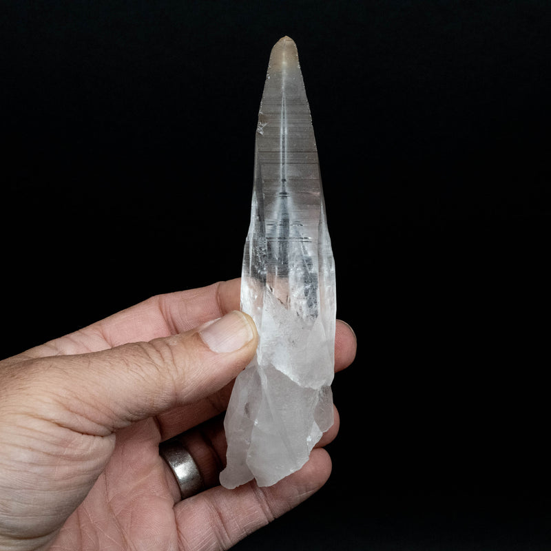 Lemurian Seed Quartz Crystal 118 g 141x29mm