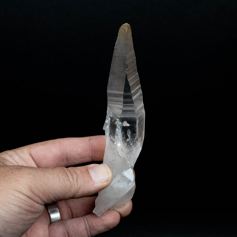 Lemurian Seed Quartz Crystal 118 g 141x29mm