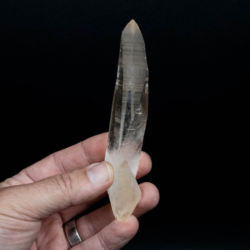 Lemurian Seed Quartz Crystal 90 g 124x28mm