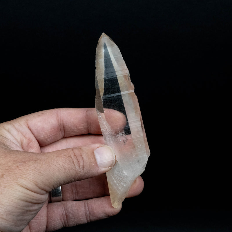 Lemurian Seed Quartz Crystal 90 g 124x28mm