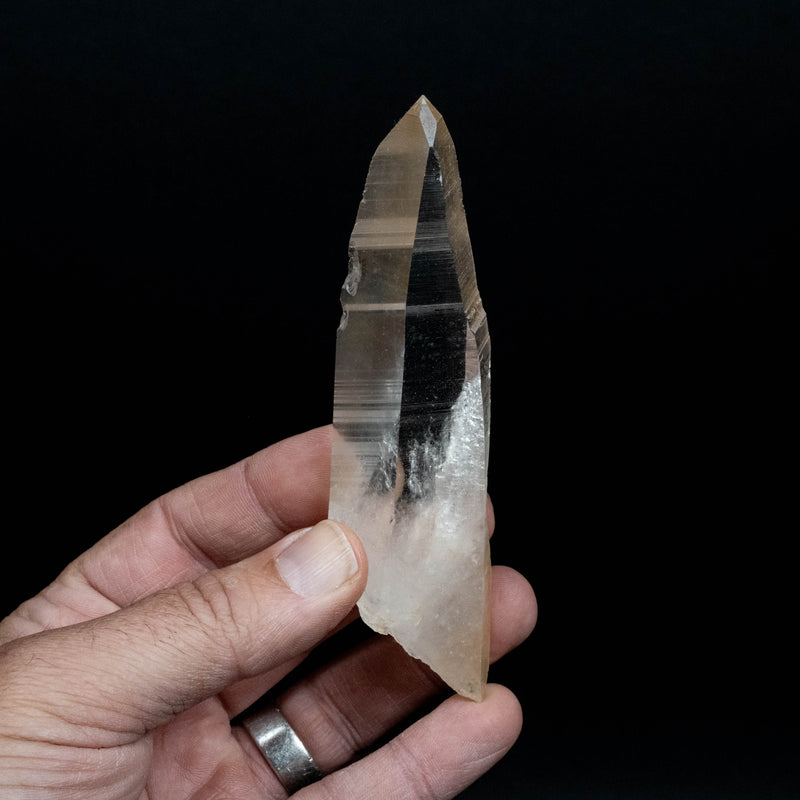 Lemurian Seed Quartz Crystal 90 g 124x28mm