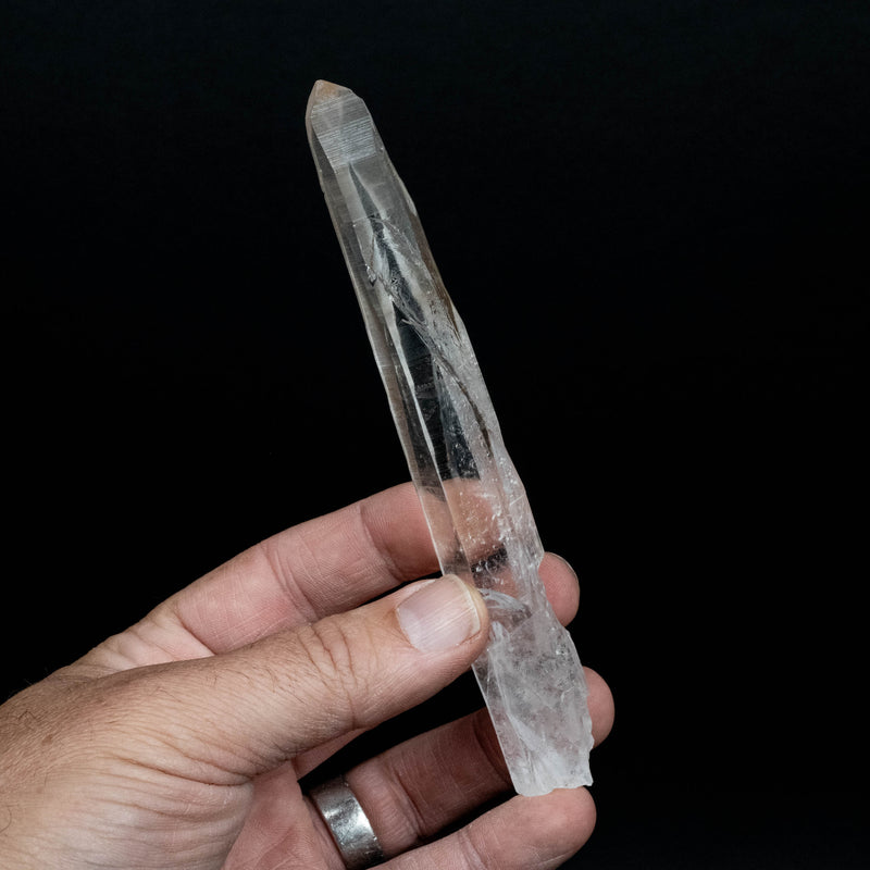 Lemurian Seed Quartz Crystal 78 g 147x21mm