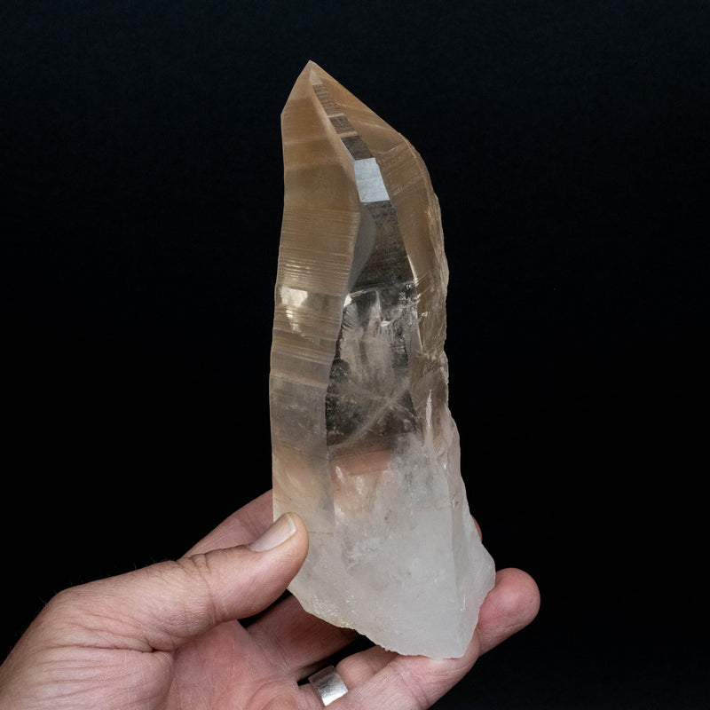 Lemurian Seed Quartz Crystal 650 g 163x59mm