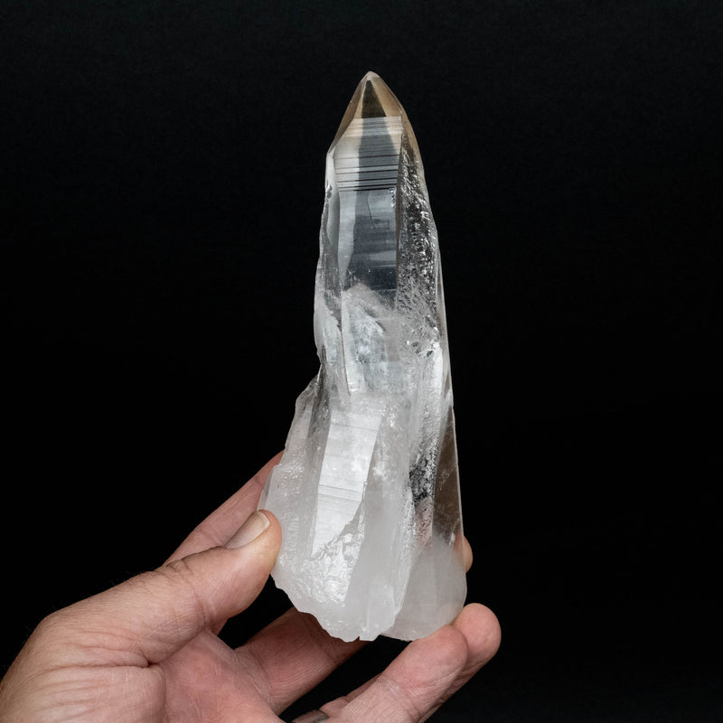 Lemurian Seed Quartz Crystal 416 g 164x64mm