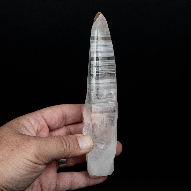 Lemurian Seed Quartz Crystal 206 g 171x36mm