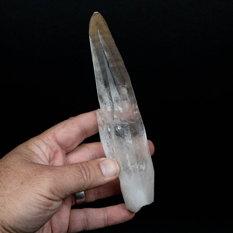 Lemurian Seed Quartz Crystal 206 g 171x36mm