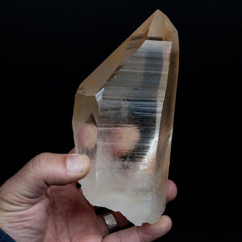 Lemurian Seed Quartz Crystal 1026 g 158x79mm