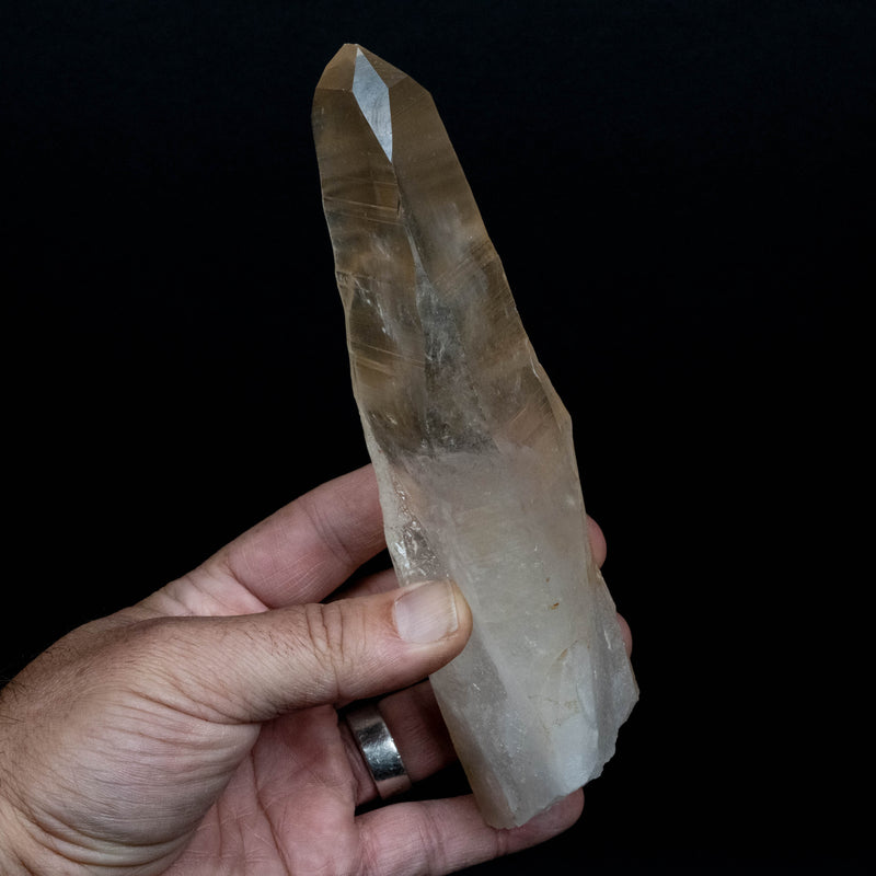 Lemurian Seed Quartz Crystal 494 g 188x59mm