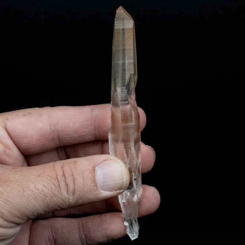 Lemurian Seed Quartz Crystal 34 g 122x17mm