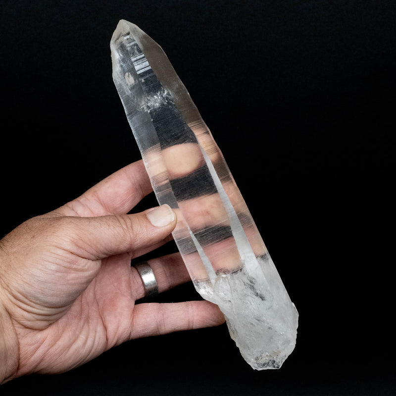 Lemurian Seed Quartz Crystal 562 g 217x48mm