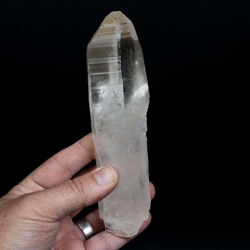 Lemurian Seed Quartz Crystal 386 g 165x47mm