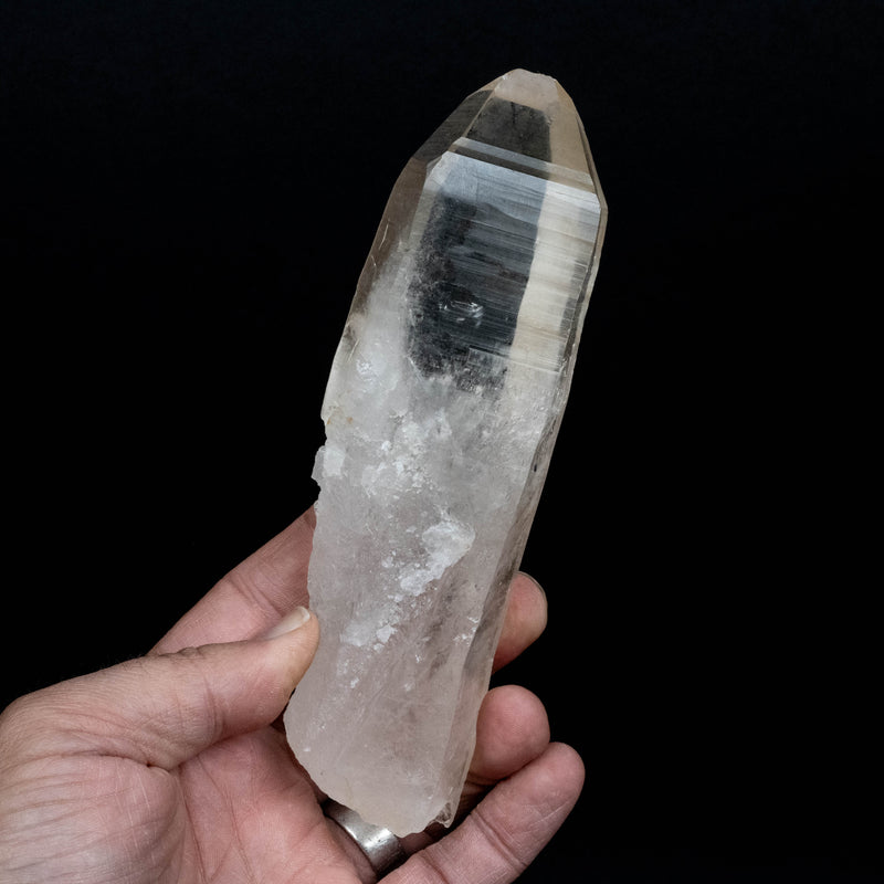 Lemurian Seed Quartz Crystal 386 g 165x47mm