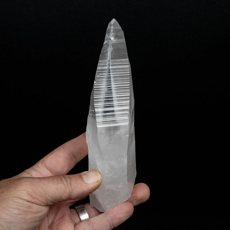 Lemurian Seed Quartz Crystal 398 g 170x55mm