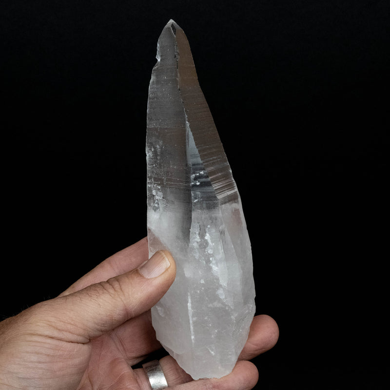 Lemurian Seed Quartz Crystal 398 g 170x55mm