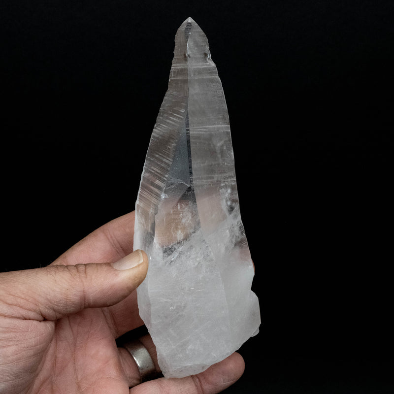Lemurian Seed Quartz Crystal 398 g 170x55mm