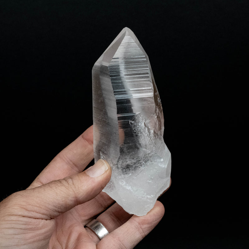 Lemurian Seed Quartz Crystal 389 g 132x50mm