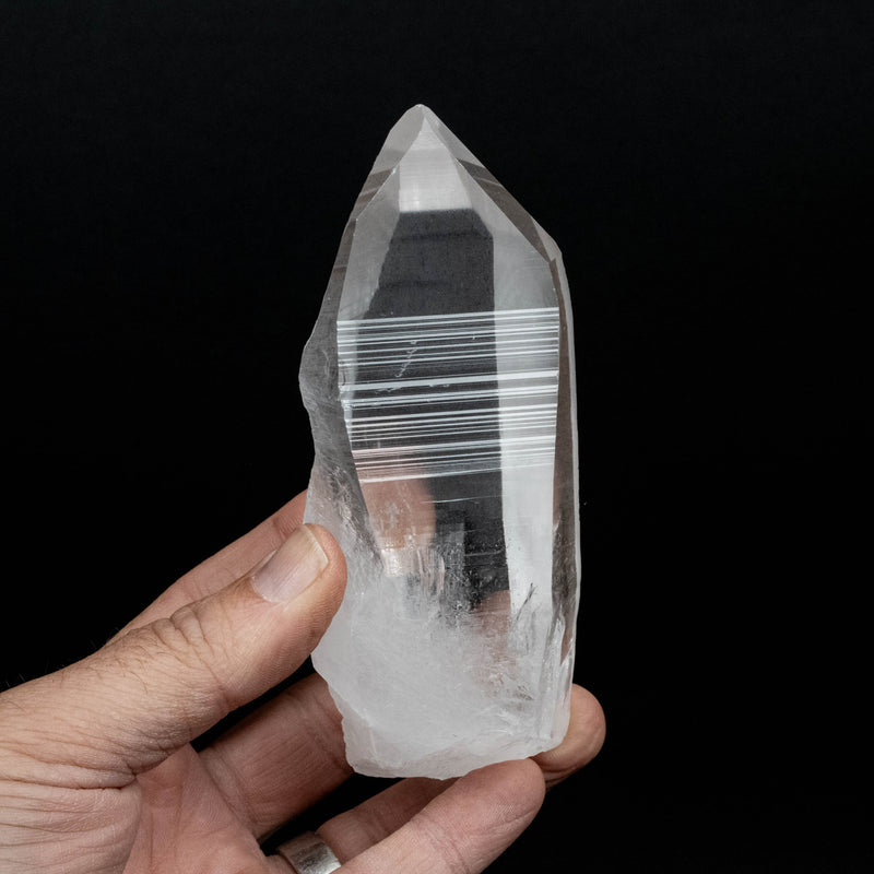 Lemurian Seed Quartz Crystal 389 g 132x50mm