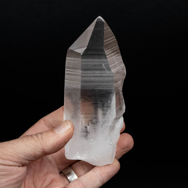 Lemurian Seed Quartz Crystal 389 g 132x50mm