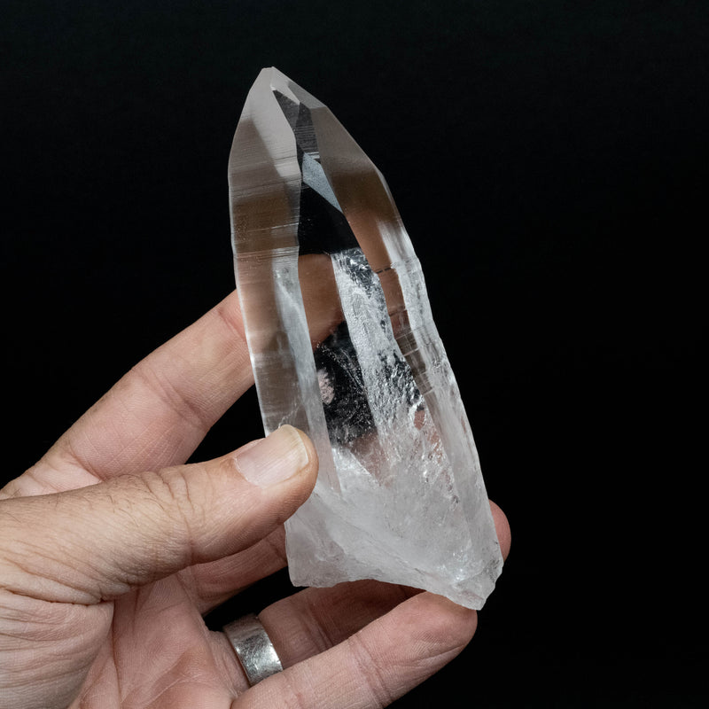 Lemurian Seed Quartz Crystal 240 g 121x40mm