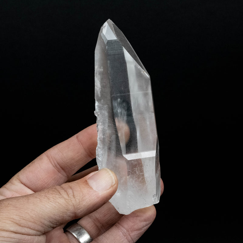 Lemurian Seed Quartz Crystal 195 g 119x37mm