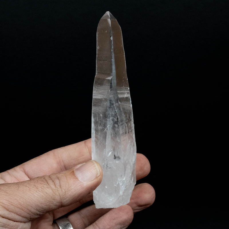 Lemurian Seed Quartz Crystal 137 g 130x34mm - InnerVision Crystals