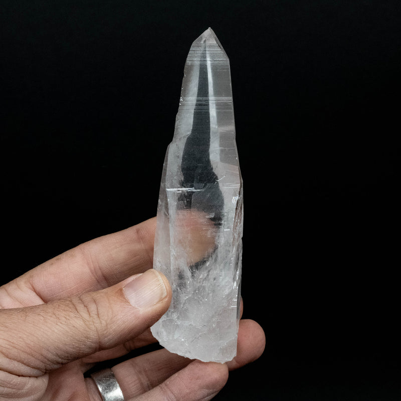 Lemurian Seed Quartz Crystal 137 g 130x34mm - InnerVision Crystals