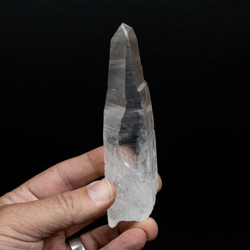 Lemurian Seed Quartz Crystal 137 g 130x34mm - InnerVision Crystals