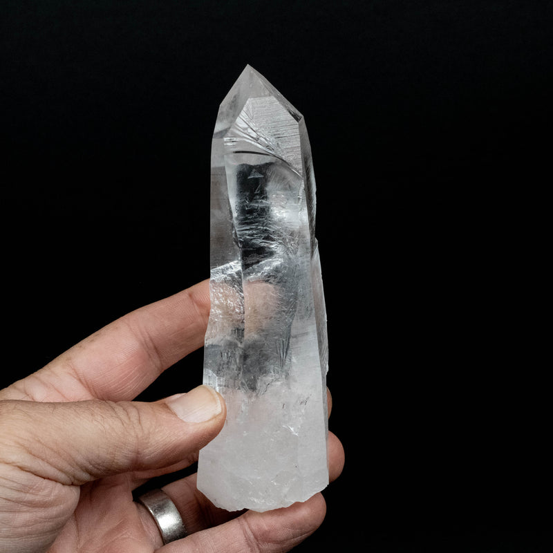 Lemurian Seed Quartz Crystal 328 g 139x39mm