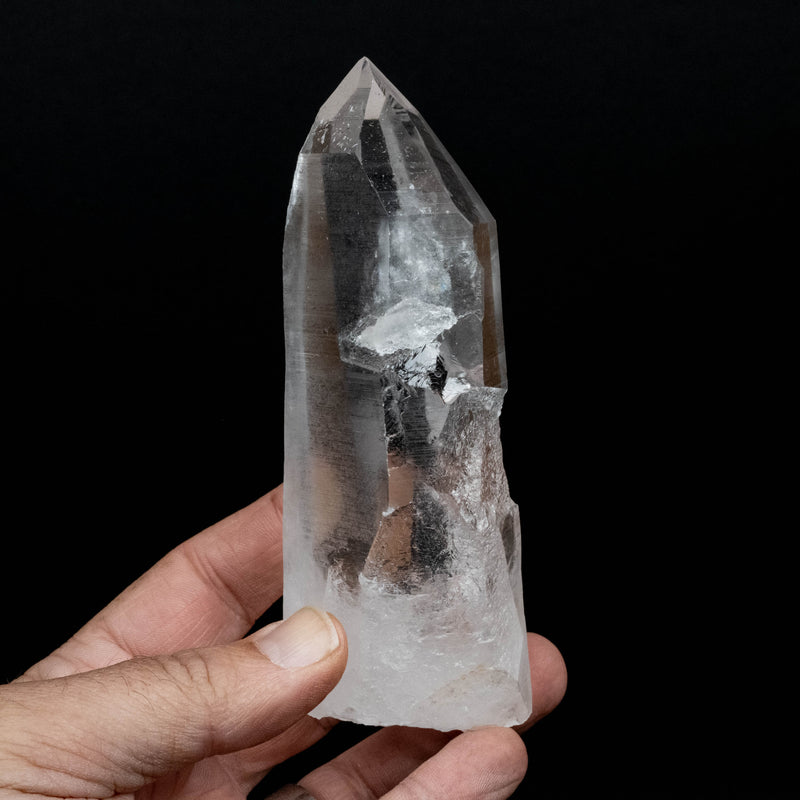 Lemurian Seed Quartz Crystal 328 g 139x39mm