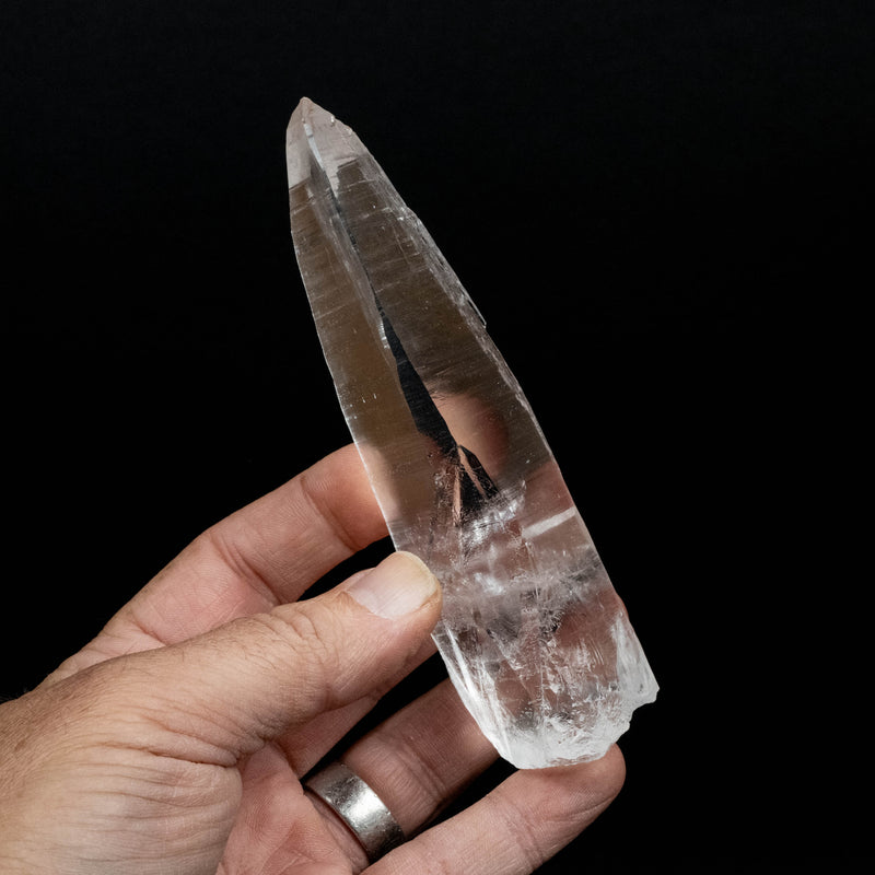 Lemurian Seed Quartz Crystal 172 g 132x34mm