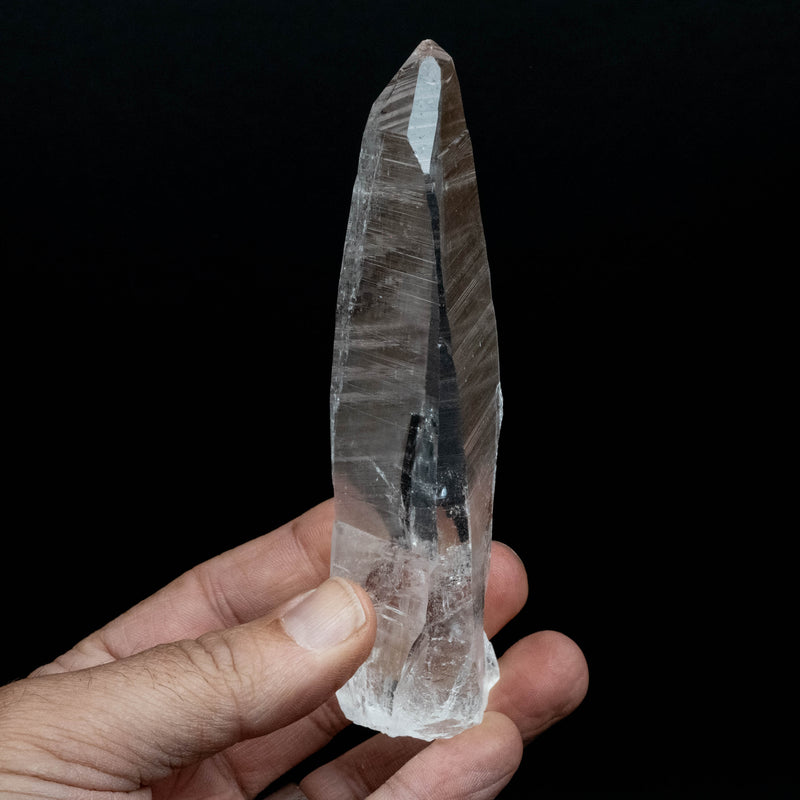 Lemurian Seed Quartz Crystal 172 g 132x34mm