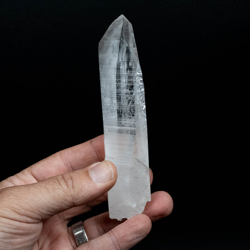 Lemurian Seed Quartz Crystal 157 g 129x30mm