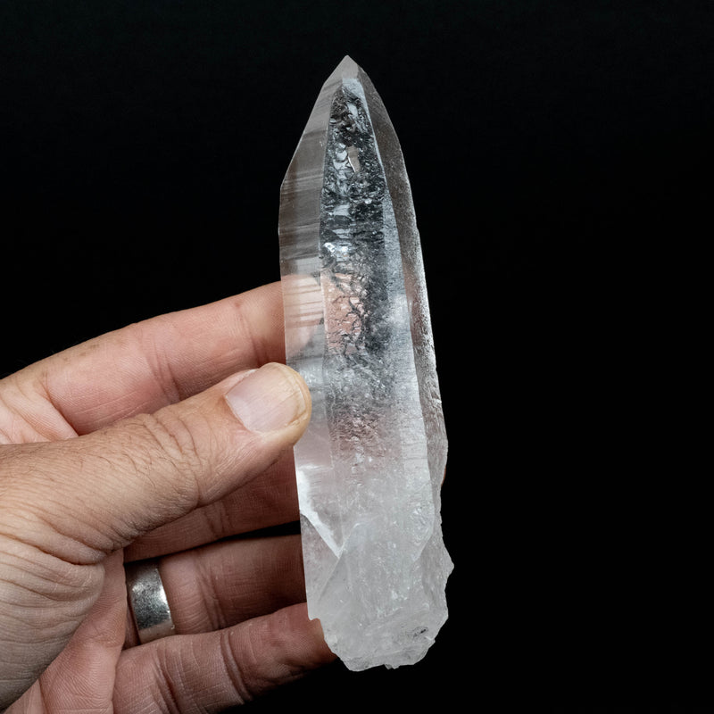 Lemurian Seed Quartz Crystal 157 g 129x30mm