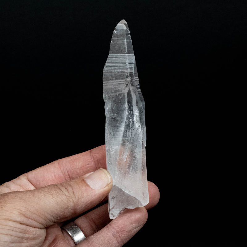 Lemurian Seed Quartz Crystal 108 g 124x30mm