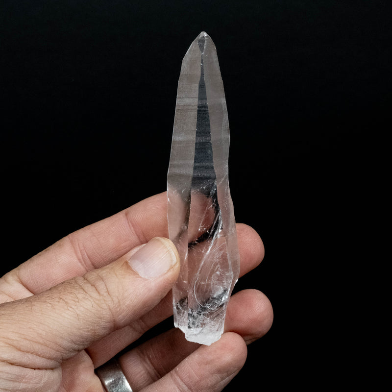 Lemurian Seed Quartz Crystal 50 g 104x23mm