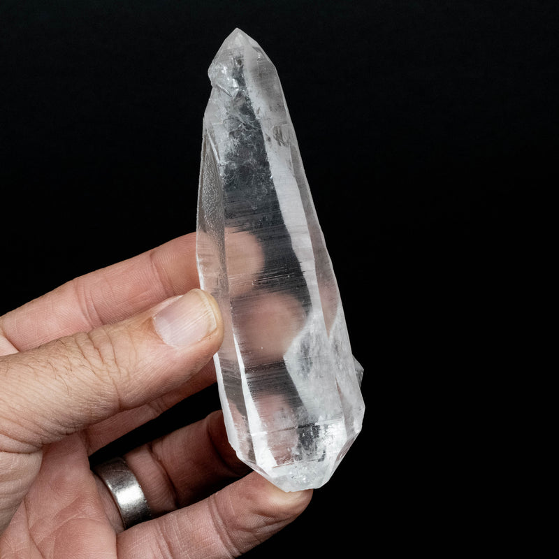 Lemurian Seed Quartz Crystal 124 g 117x34mm DT