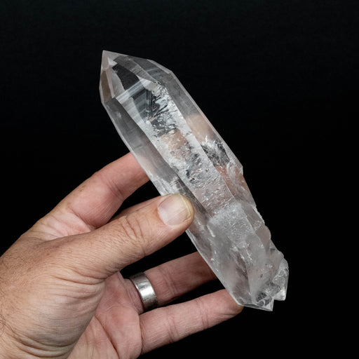 Lemurian Seed Quartz Crystal 420 g 162x53mm DT - InnerVision Crystals