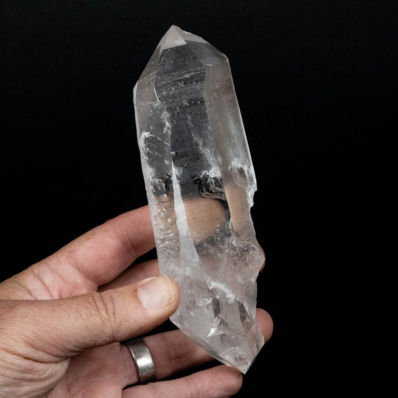 Lemurian Seed Quartz Crystal 420 g 162x53mm DT