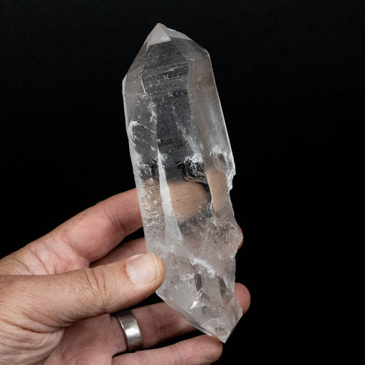 Lemurian Seed Quartz Crystal 420 g 162x53mm DT - InnerVision Crystals